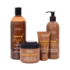 colección completa Ziaja Cupuaçu con gel de ducha, exfoliante, crema facial SPF10 y loción corporal autobronceadora