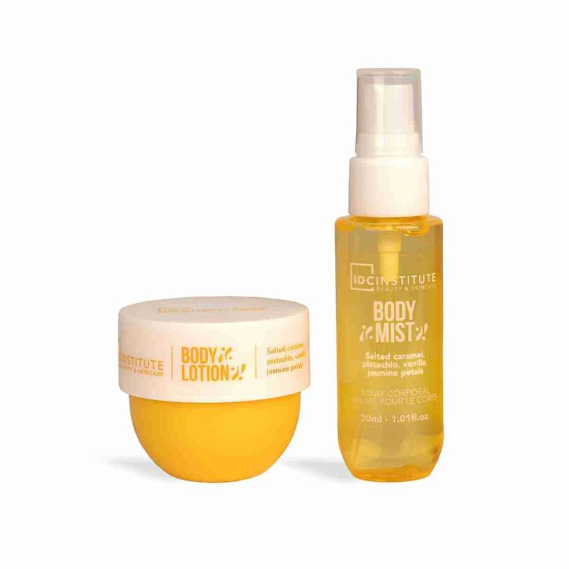 body mist y locion corporal idc institute radiant skin hidratacion aroma dulce piel suave
