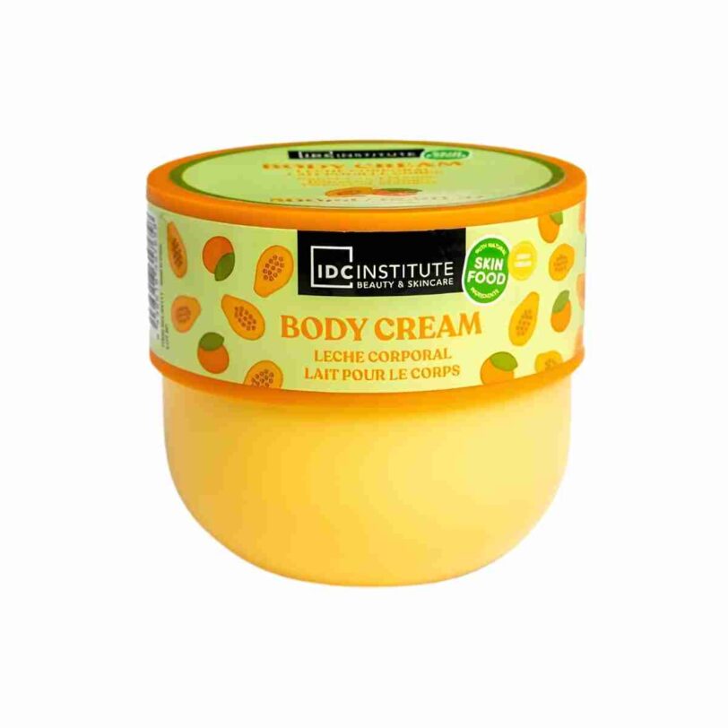 Crema corporal papaya IDC Institute hidratación nutritiva Crema corporal de papaya IDC Institute con fórmula hidratante y nutritiva para suavizar la piel