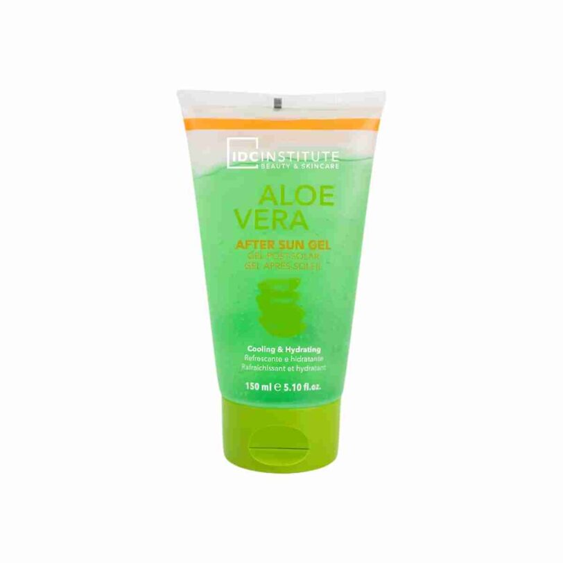 Gel after sun aloe vera IDC Institute calmante gel after sun aloe vera IDC Institute hidratante y calmante para piel después del sol