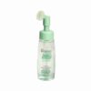 Limpiador facial en espuma con aloe vera y cepillo exfoliante integrado para limpiar y calmar la piel