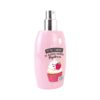 perfume corporal fresa nata The Fruit Company con pulverizador abierto y acabado rosa pastel