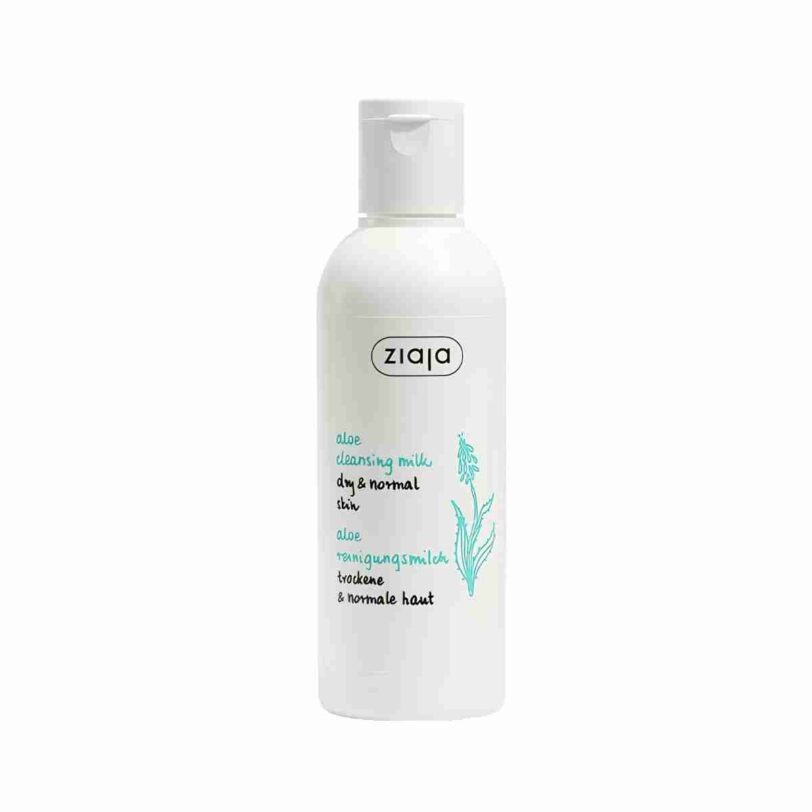 Ziaja Aloe leche limpiadora piel seca y normal Leche limpiadora Ziaja Aloe para piel seca y normal que limpia suavemente sin resecar