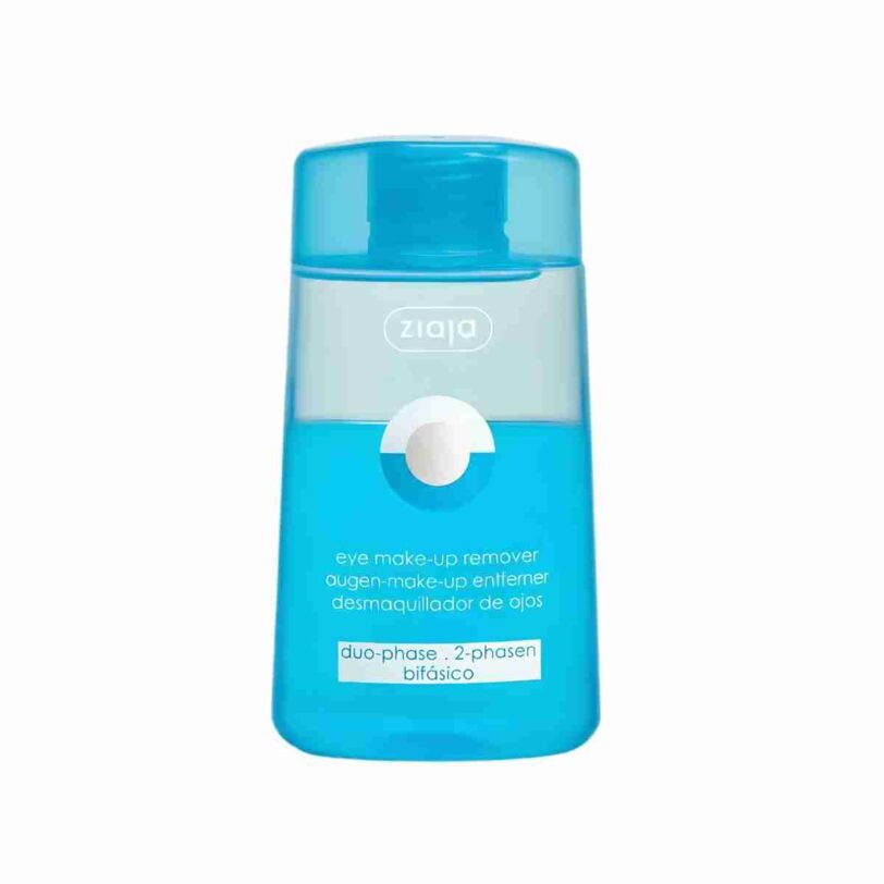 Desmaquillante de ojos bifásico Ziaja Desmaquillante de ojos bifásico Ziaja en formato líquido azul para maquillaje resistente al agua