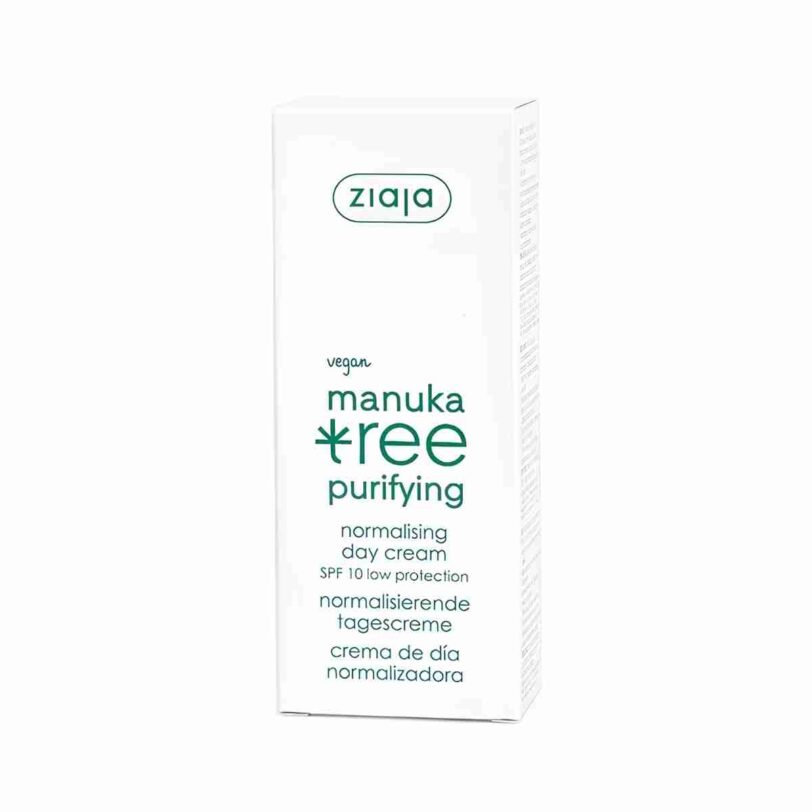 caja crema facial ziaja manuka tree purificante piel grasa y mixta