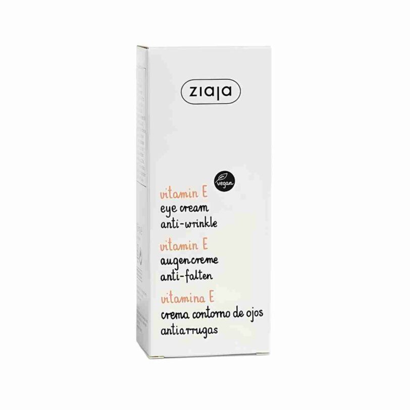 packaging contorno de ojos vitamina e ziaja tratamiento antiarrugas