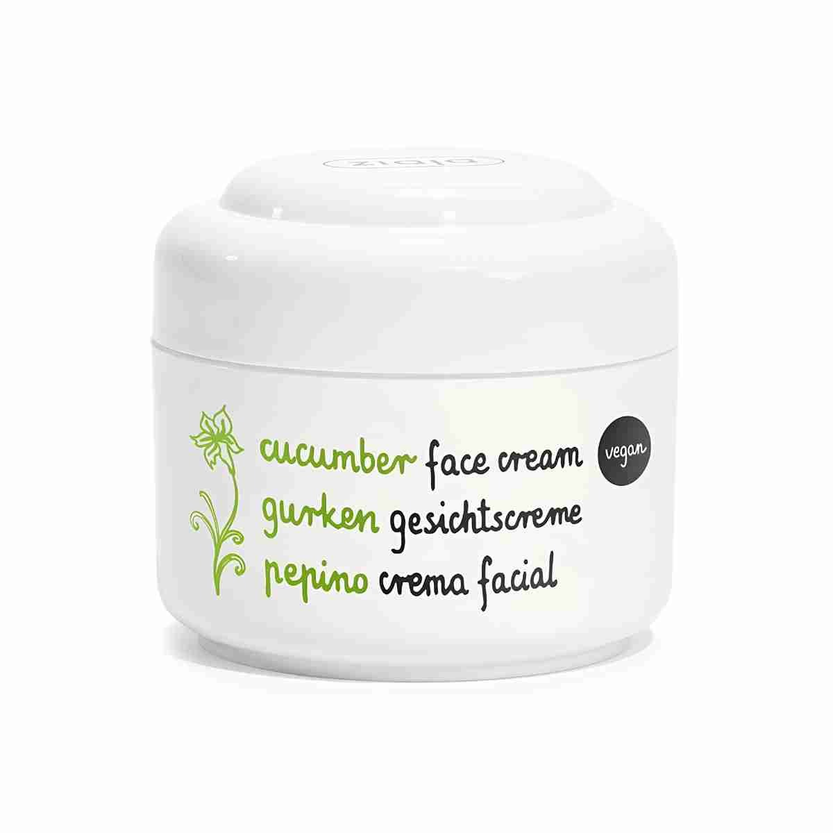 Crema facial hidratante Ziaja Pepino para piel mixta o grasa que ayuda a equilibrar y suavizar la piel.