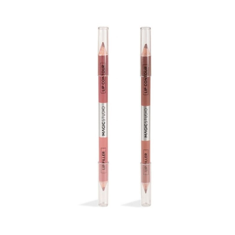 Magic Studio Set Lip Contour Duo – Tonos Fair y Medium Set Lip Contour Duo de Magic Studio en tonos Fair y Medium para perfilar y rellenar los labios