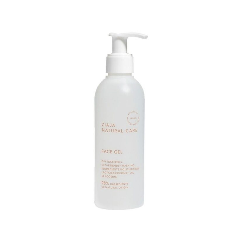 Ziaja Natural Care Gel Limpiador Facial para Piel Sensible Gel limpiador facial Ziaja Natural Care con ingredientes de origen natural para la limpieza del rostro.