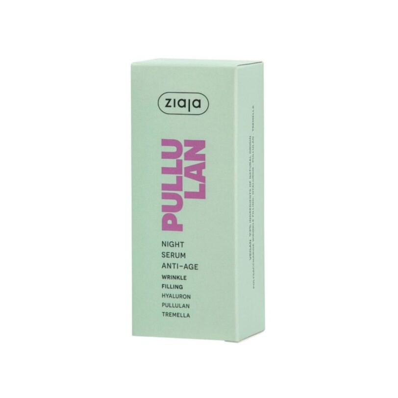 Ziaja Pullulan Sérum de Noche Antiedad con ácido hialurónico, pullulan y tremella.